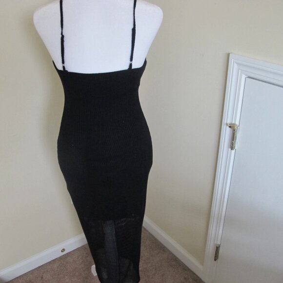 Women's Express Sleeveless Black Buttoned Tank Dress Size XS EUC - Picture 5 of 6